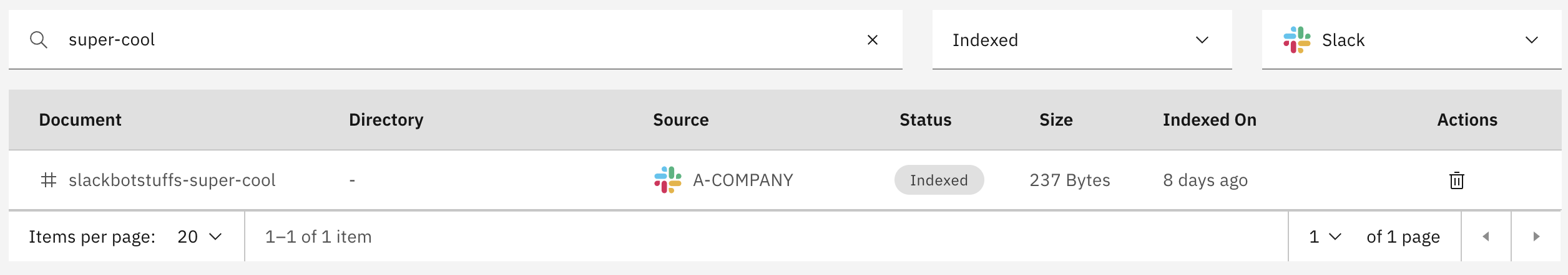 Resultado de una búsqueda