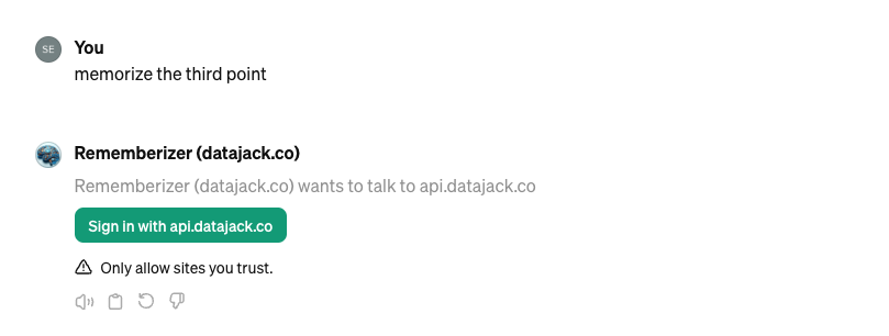 Iniciar sesión para autorizar Rememberizer