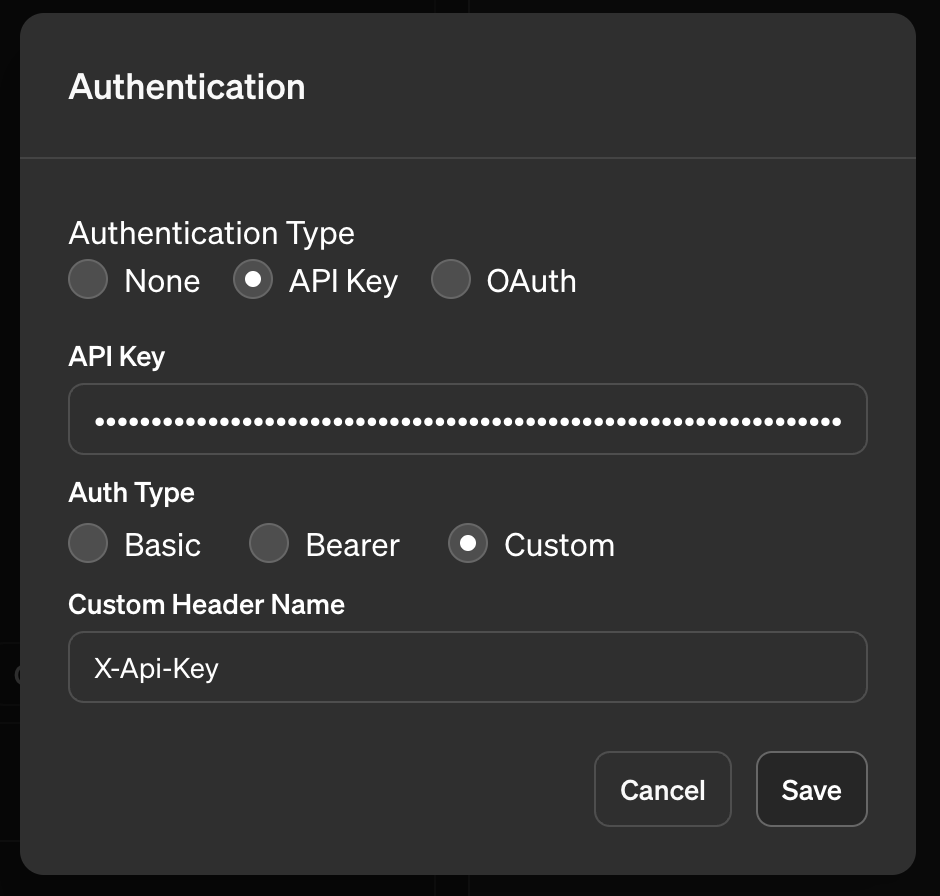 gpt app usando api key