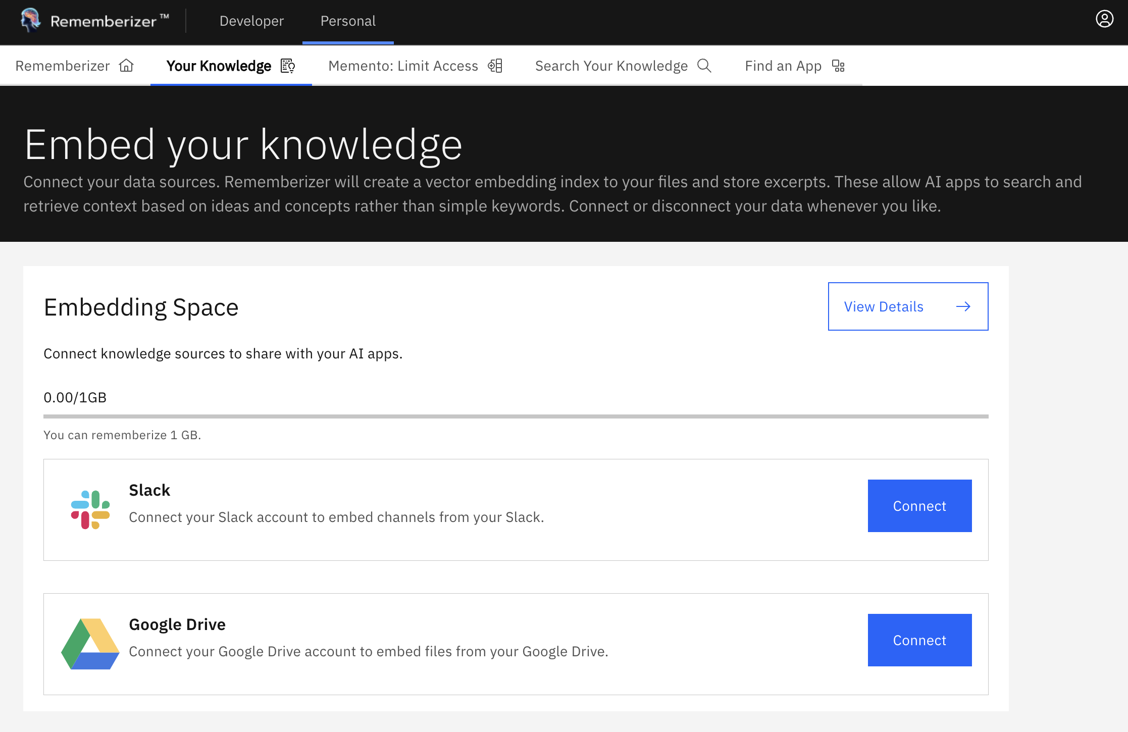 Tarjeta de fuente de conocimiento de Google Drive